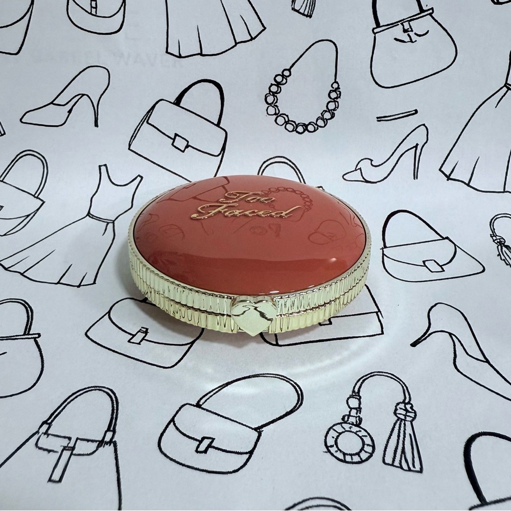 Too Faced Coral Cosmetic Case